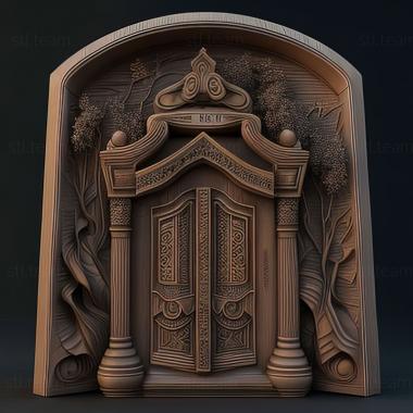 3D model Aron Hakodesh (STL)